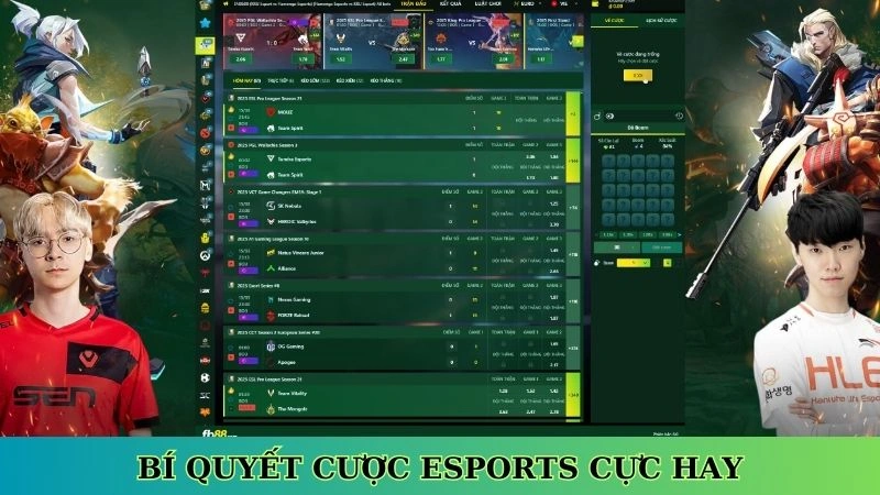 Bí quyết cược Esports cực hay Bí quyết cược Esports cực hay