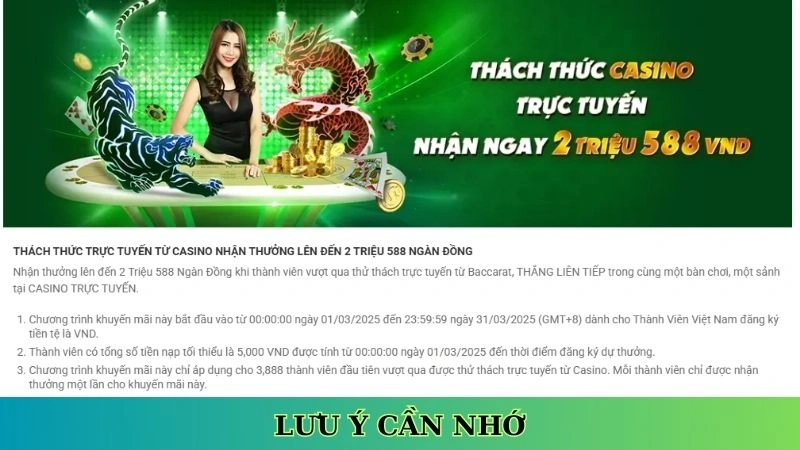 Lưu ý cần nhớ khi tham gia các sự kiên ưu đãi tại hệ thống