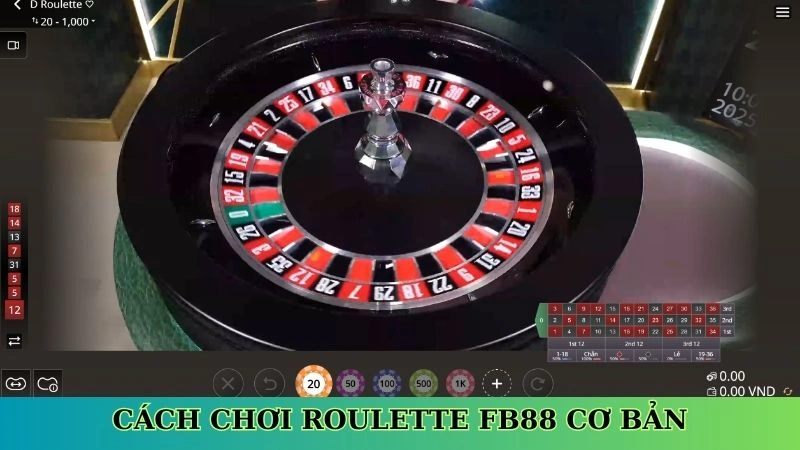 Cách chơi Roulette Fb88 cơ bản